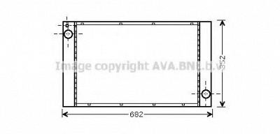 AVA QUALITY COOLING bw2333 -  Радиатор, охлаждение двигателя